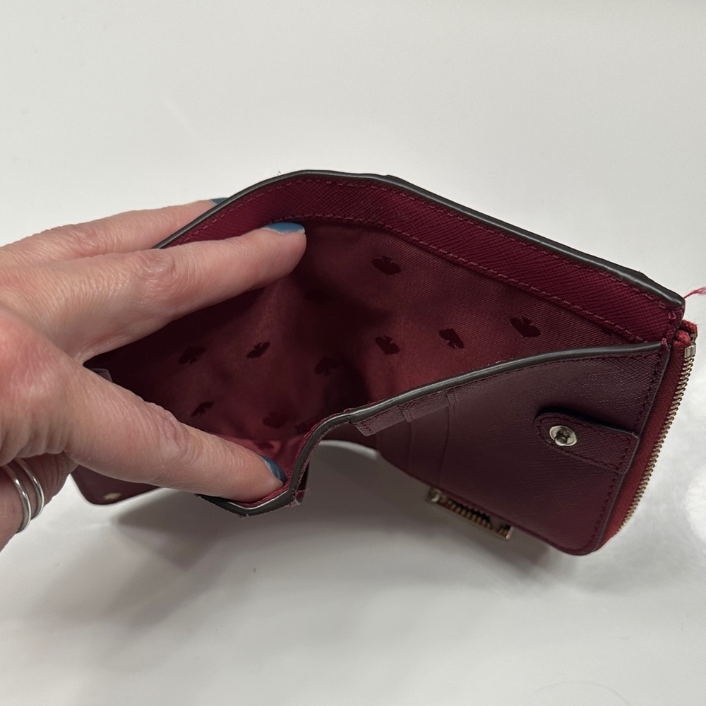 Kate Spade Cherry Red Leather Wallet - Picture 4 of 4